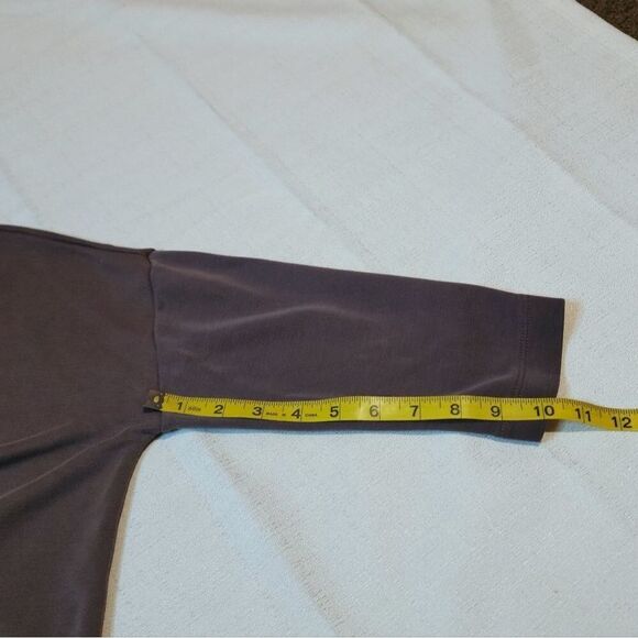 J. Jill Pure Jill Gray Top Size Petite Small - Picture 9 of 10